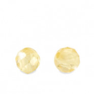 Cubic Zirconia beads 2mm Honey yellow